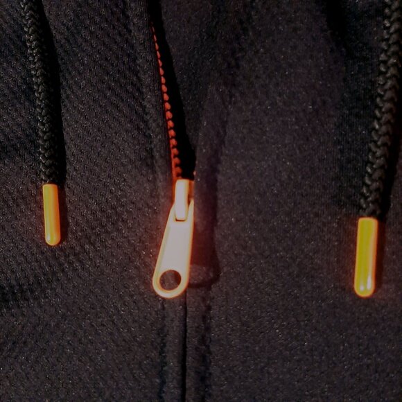 THE FLASH Logo DC Comics originals hooded zip up jacket s medium Superman Batman - Picture 5 of 7